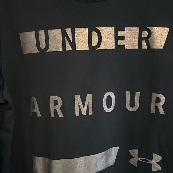 Under Armour Black & Gold Cowl Neck Hoodie - Picture 5 of 10